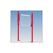 Poteaux de Volley-ball intérieur en aluminium 3po (3 pouces) avec treuils (2)