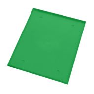 Fond de vestiaire/casier en plastique 10po x 18po vert