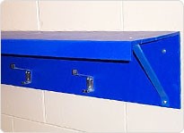 Tablette de vestiaire ROPLAST®